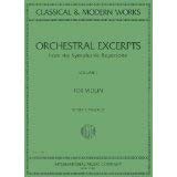 Orchestral Excerpts, Volume 1 - Violin - edited by Josef Gingold - International Music Company