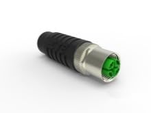 TE Connectivity/AMP Brand, 1-2315715-1, M12 X-Code F-8 CON RADOX 8.1MM H&S