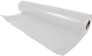 FO Ltd Building Supplies Clear Damp Proof Membrane, 4m x 25m Roll, BBA Approved, Pack of 20