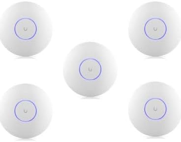 Ubiquiti UniFi U7-Pro-5 Wi-Fi 7 Access Point (5-Pack) – Ceiling Mount, 6 GHz, 2.5GbE, PoE+, 300+ Devices, 140m² Coverage