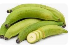 Topnotchplace fresh Whole Plantains | Premium Green & Yellow Plantains | Perfect for Frying, Boiling, or Baking | Naturally Sweet, Non-GMO, Vegan | Great for Tostones, Maduros & Plantain Chips"(5lb)