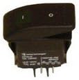 Jiffy Steamer 1125 Green Lighted Rocker Switch.