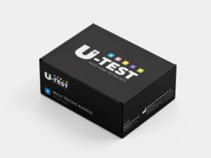 U-Test Male Fertility Home Test Kit – Fast & Accurate Sperm Concentration Analysis | Low to Normal Sperm Count Detection