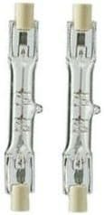 2 x 75W 78mm Tungsten Linear R7s Halogen floodlight J78 Security Light Bulb Long Life Brand