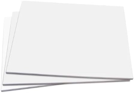 A3 Plain Desk Pad with 50 Sheets of 120gsm Paper and Grey Backboard - Ideal for Notes, Sketches and Planning (1)