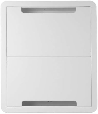 Legrand - OnQ 17 Inch Media Enclosure, Electrical Box, Cable Management Box Dual Purpose In Wall Enclosure for TV Device Storage and Media Distribution, Recessed Media Box, White, ENP1700NA