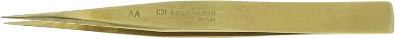 Horoswiss MSA12.813-AA – Regular Tweezers – Length 125 mm – Strong and Elegant, brass, Brass, Elegant