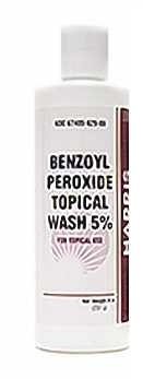 Harris Pharma 5% Benzoyl Perox Wash, 8 Ounce