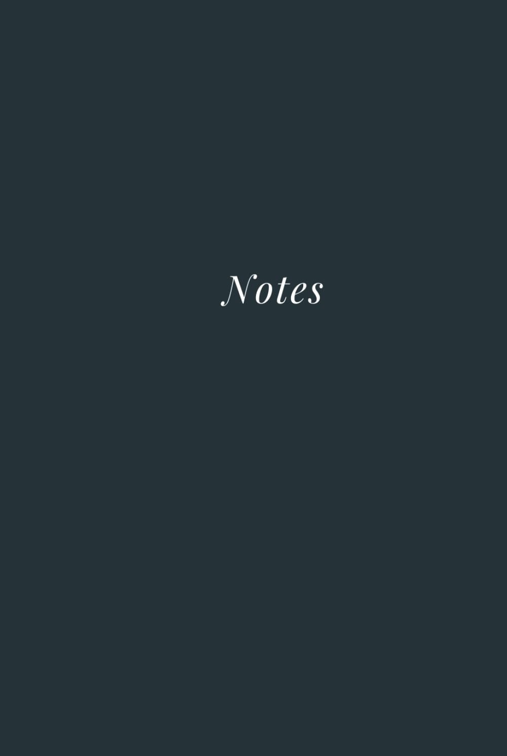 Notebook: - 150 Ruled Pages, Note-Taking, Journal, Planner, Classic & Elegant, Gift, Writing, Office & School, 6x9