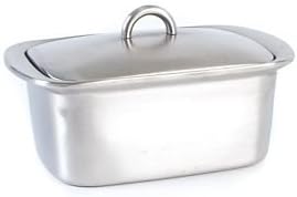 Lakeland Stainless Steel Insulated Butter Dish with Lid