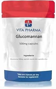 VITA PHARMA Glucomannan 500mg 60 Capsules