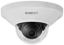 Hanwha Techwin QND-8021 5 MP Network PoE Super-Compact Indoor Dome Camera with 4mm Lens People Counting Business Intelligence, HDMI Video Output,