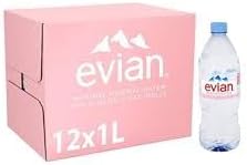 Evian Still Natural Mineral Water (Pack Of 12 x 1L)
