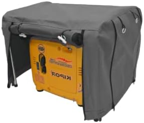 BAGS 4 EVERYTHING LARGE (3KW) GENERATOR COVER & FRAME FOR RIGHT PANEL WATERPROOF HEAVY DUTY CANVAS MATERIAL (GREY)