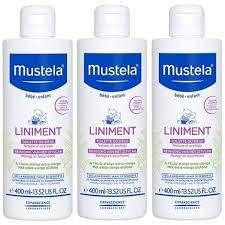 Mustela Liniment Set of 3 x 400 ml (including 1 pump bottle)