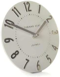 Thomas Kent Mulberry Design Silver Cloud Mantel Clock - 6" London