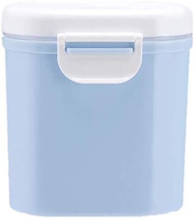 Pure Vie Baby Milk Powder Dispenser Box, Portable Formula Powder Dispenser with Leveller, Formula Dispenser - Box No Mix & Spill BPA Free, 800ML Food Storage Container with Spoon (Blue) N10