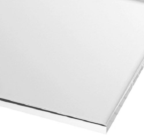 CrestGlass 3mm Perspex Clear Acrylic Plastic Sheet 31 SIZES TO CHOOSE (300mm x 300mm)