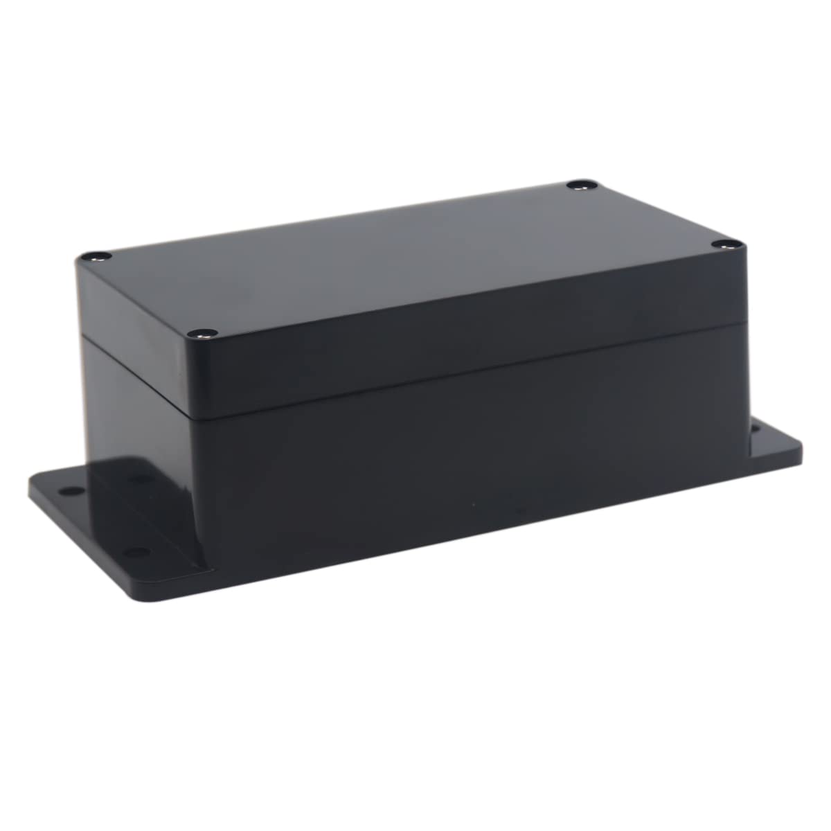 Watertight Junction Box, IP67 Waterproof Project Box Durable ABS Plastic Electronic Enclosure Case for DIY Electrical Project with Wall Fixed Ear 6.22" x 3.54" x 2.52"(158 x 90 x 64 mm)