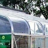 4 Sheets of Curved Greenhouse Plexiglass 610x440mm