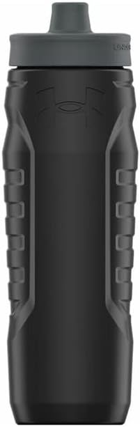 Under Armour Sideline Squeeze Water Bottle, Designed with Quick-Shot Lid, Quick & Easy Hydration, 32 oz