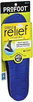PROFOOT Workaday Gel Insoles, Men's 8-13, 1 Pair (Pack of 2)