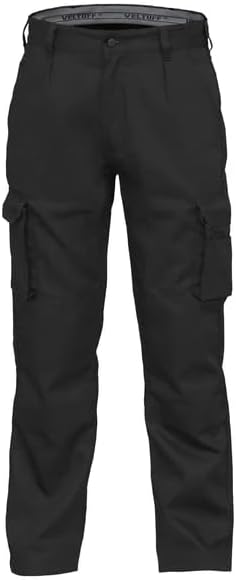 Cargo Pocket Work Trousers – Men’s Cargo Pants with Gripper Waistband, Multiple Pockets, and Durable Workwear for Construction, Logistics, and Warehouse Jobs