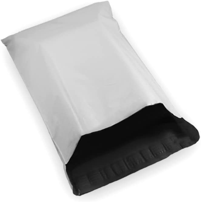 10 EcoSwift 12 x 16 White Large Poly Mailer Size #5 Self Sealing Envelopes Plastic Shipping Mailing Bags 12x16 1.7 mil
