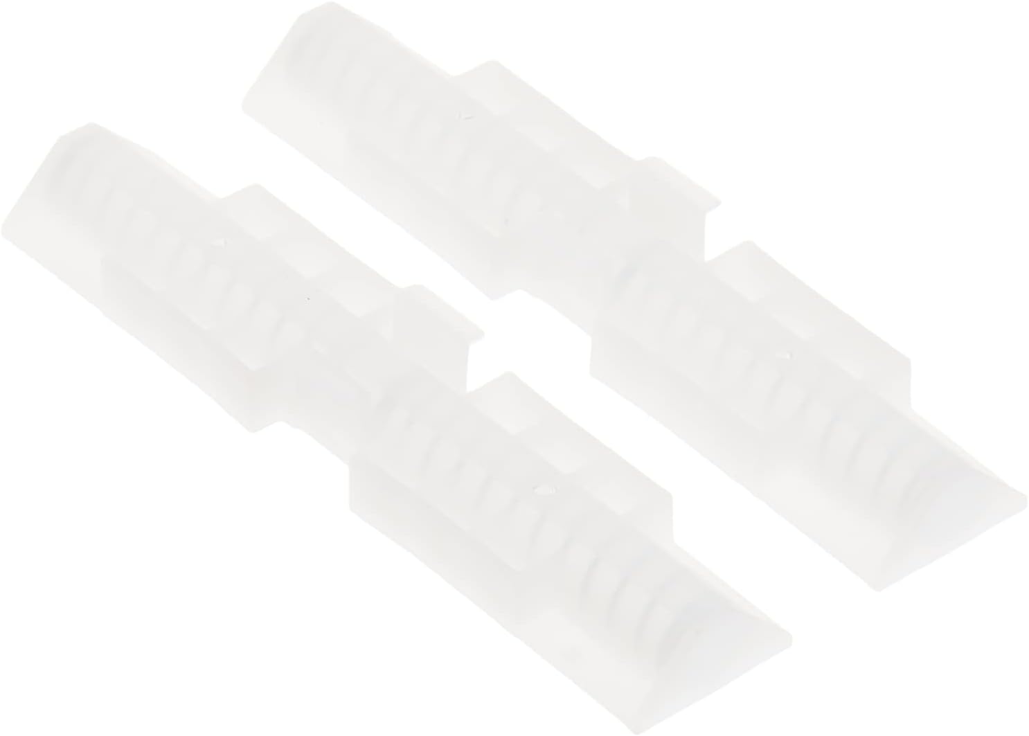 Prime-Line N 6539 Wide-Track Slide Guide, 4 in L X 13/16 in W, Plastic, White, 3/8 in