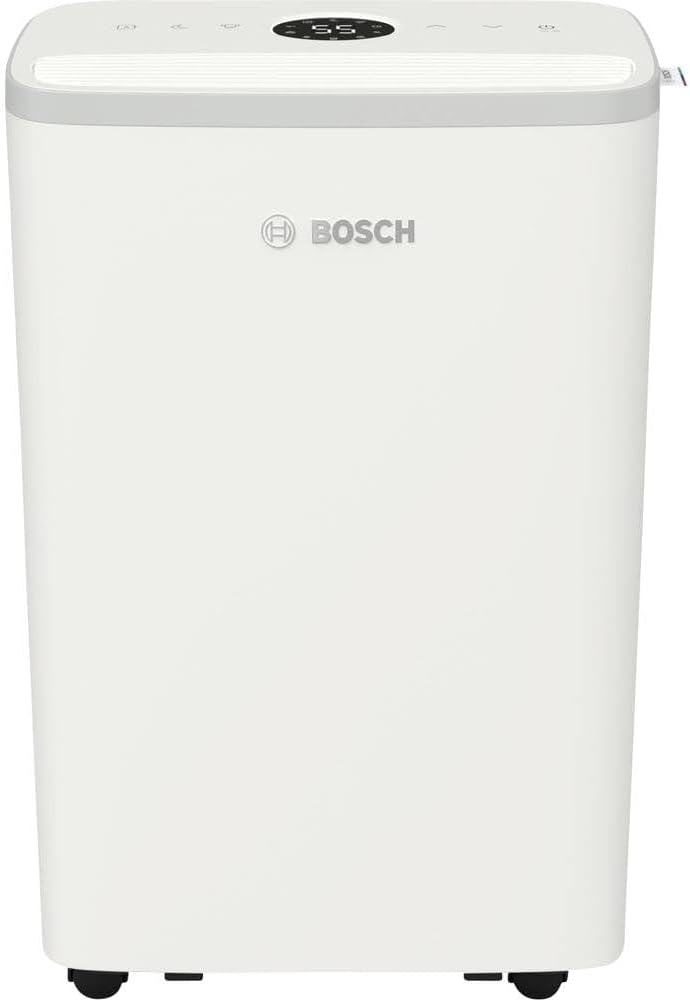 Bosch Dry 2000 - Simple, Efficient & Quiet - The Dehumidifier for Your Home, Perfect for Your Bedroom & Quick Drying Your Laundry