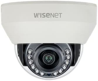 Hanwha Techwin HCD-7010RA 4MP Wisenet HD+ Indoor Dome Camera, 2.8mm Fixed Lens BNC Connection
