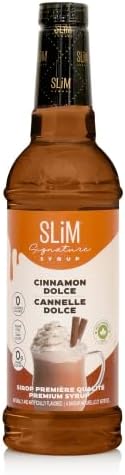 Slim Signature | 0 Calorie | 0 Carb | 0 Sugar | Cinnamon Dolce Syrup 750ml