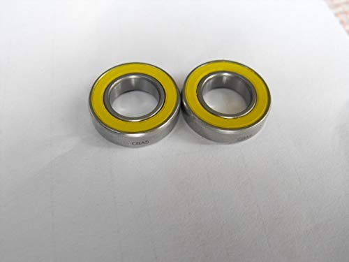 Ochoos 2PCS S698 2RS CB ABE7 8x19x6mm Stainless Steel Hybrid Ceramic Ball Bearing