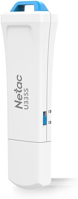 Netac 64GB USB 3.0 Flash Drive Up to 90MB/s Thumb Drive for Data Storage, Pen Drive Write Protection with Push-Pull Design Memory Stick for External Storage Data/Computer/PC/Laptop/Sound-U335S