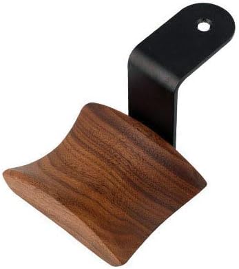 Under-Desk Mount Headphone Hanger Holder Headset Stand Walnut Wood Headphone Rack Hook Desk Tabletop Tape Under-Desk Mount Headphone Hanger Holder for Audio,Studio & Gaming Headphones