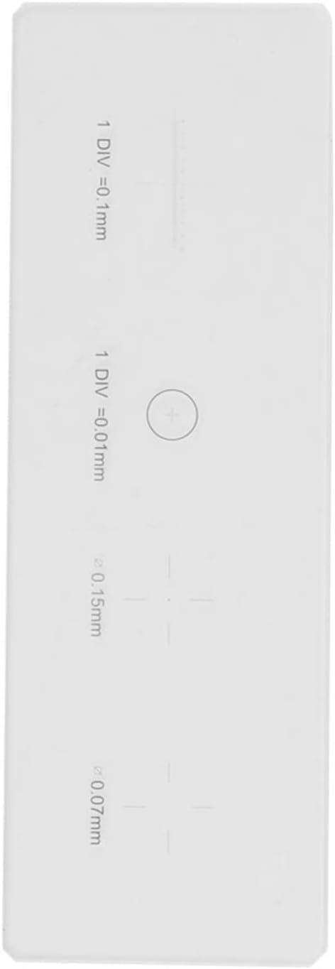 Microscope Objective Micrometer Calibration Slide Glass Stage Micrometer DIV 0.01mm Lab Instruments & Equipment