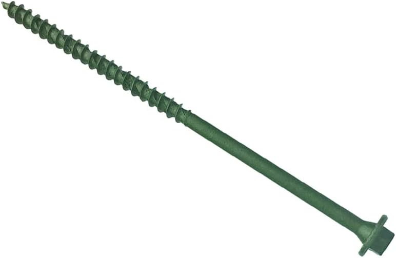 ForgeFast Timber Fixing Screws | 7.0 x 100mm | Green | Tub 50