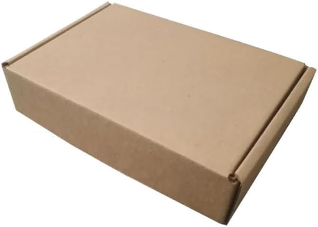 5.5x3.75x1.35 Inches Shipping Boxes Pack of 25, Packaging Corrugated Cardboard Mailer Boxes for Small Bussines (Craft)