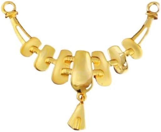 22K/18K Real Certified Fine Yellow Gold Divine Mangalsutra Pendant