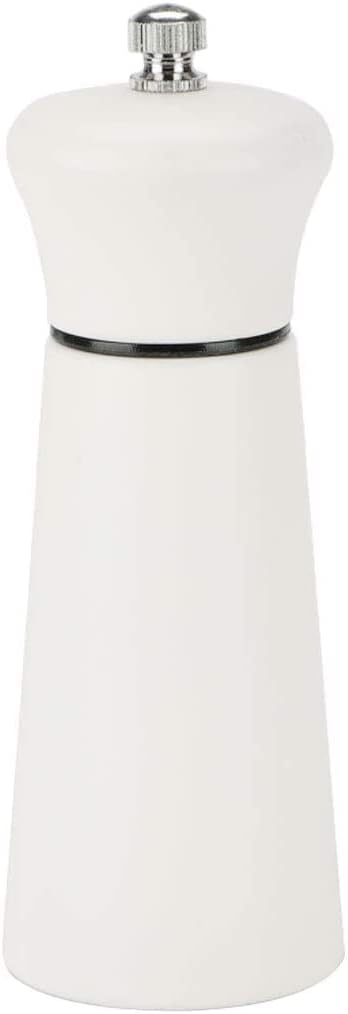 XYWHPGV Salt and Grinder 5.5 Inch Wooden Hand Shaker with Adjustable Coarseness for Seasoning Meal Prep Cooking Dining White(e9389 8914c 622ee 1fdbf 0dd2e f80ff