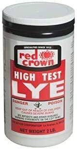 Lye for Soap Making, Sodium Hydroxide for Soap Making, Pure Lye, Food Grade Lye, Caustic Soda, Drain Cleaner and Clog Remover, High Test Lye Food Grade, 2lbs.