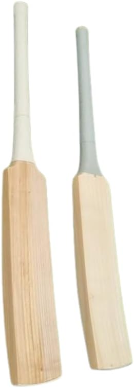 Mongoose Type Pre-Knocked Cricket bat | Free Bat Cover | Light Weight | Wooden Cricket Bat Set, Natural Pine Wood, 2-Piece Training Kit