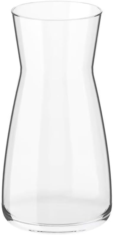 DARENYI Glass Vase 20cm Clear Flower Vase for Living Room, Home, Office or Wedding
