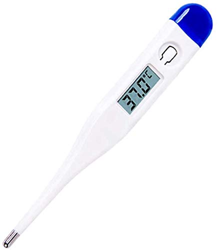 Digital Body Thermometers Adult Medical Digital LCD Temporal Thermometer Oral, Rectal, Underarm Thermometer Waterproof Basal Thermometer for Adults, Baby or Kids or Pets