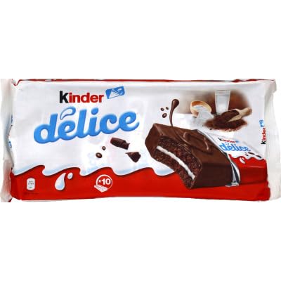 Kinder Delice, Pack of 10 Pieces, 390g