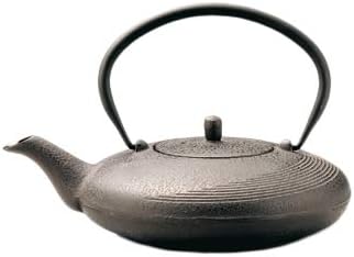 Tokyo Matcha Selection - Nanbu cast iron teapot - Moon - 500 ml/cc - 2 color [Standard ship by EMS (Expedited) with tracking number & Insurance] (Brown)