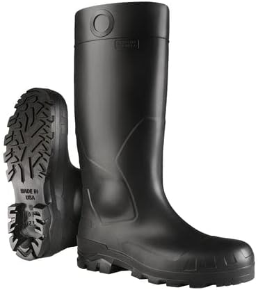 Dunlop Chesapeake Safety Steel Toe, Black | PVC Work Boots Black 14 W