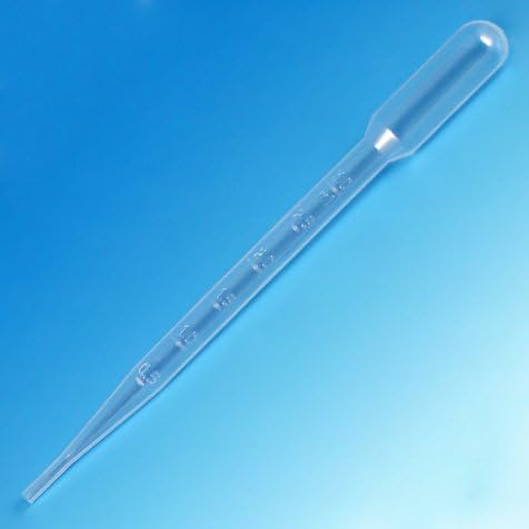 Globe Scientific LDPE Transfer Pipette 7 mL Graduated 3.2 mL Draw Volume 500 pcs