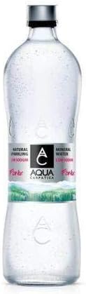 Aqua Carpatica Low Sodium Mineral Water - Sparkling (Glass Bottle) 750ml (Pack of 6)