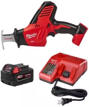 Milwaukee 2625-21 M18 18V Hackzall Cordless One-Handed Reciprocating Saw Kit